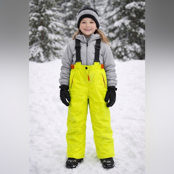 Mini Boden All Weather Snow Pants-High Visibility Neon Yellow, 7/8, MSRP $99 - Picture 2 of 13